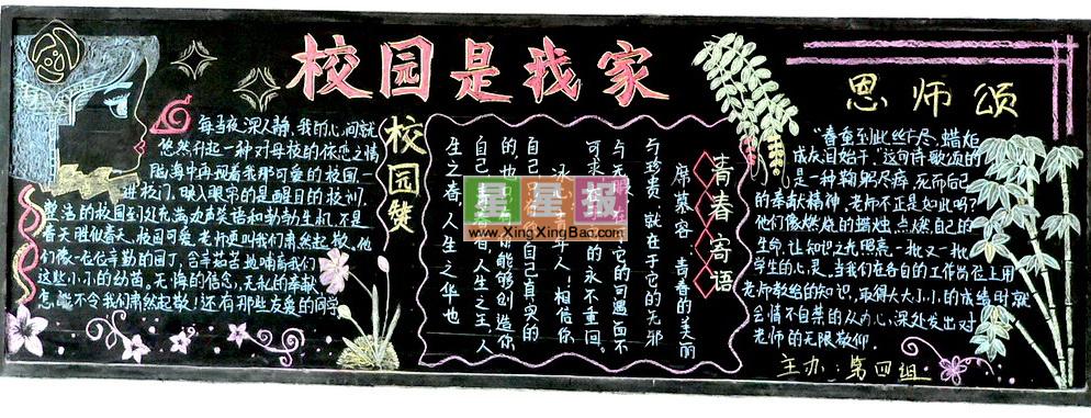 黑板报花边纹样设计1000例学校的板报设计|学校的板报设计小学黑板报