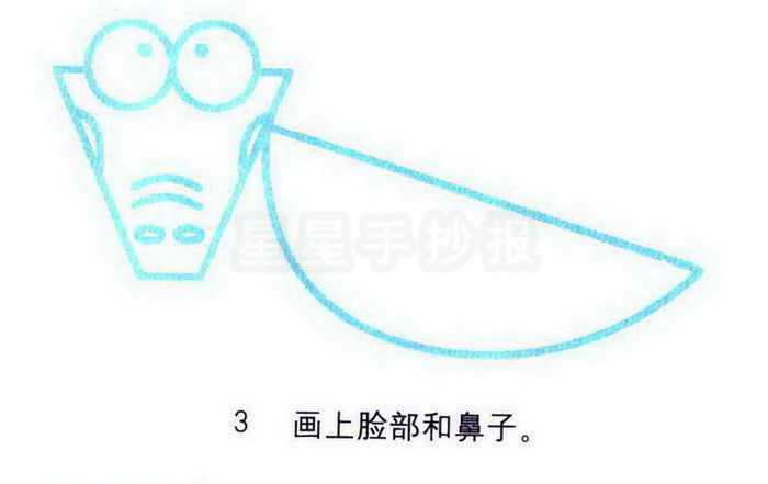 鳄鱼简笔画