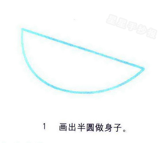 鳄鱼简笔画