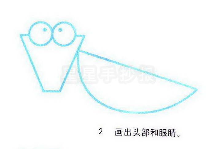 鳄鱼简笔画