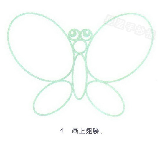 蝴蝶简笔画