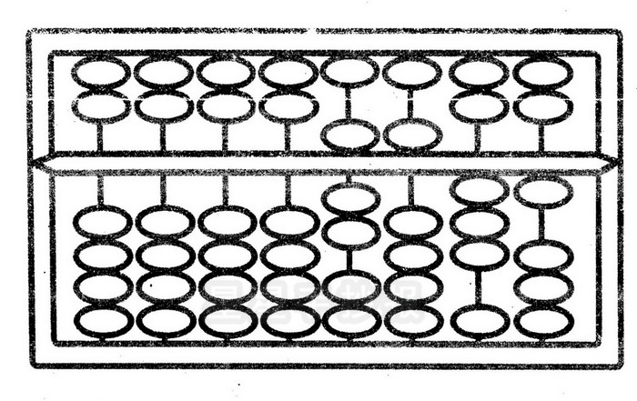 算盘简笔画