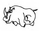 小犀牛简笔画