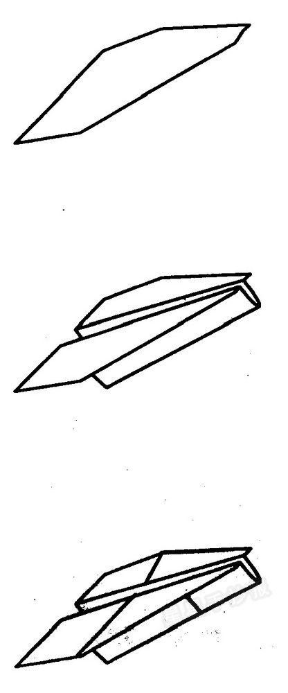 纸飞机简笔画