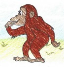黑猩猩简笔画怎么画