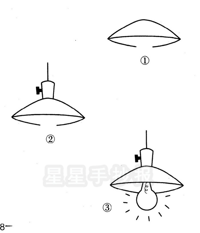 电灯简笔画