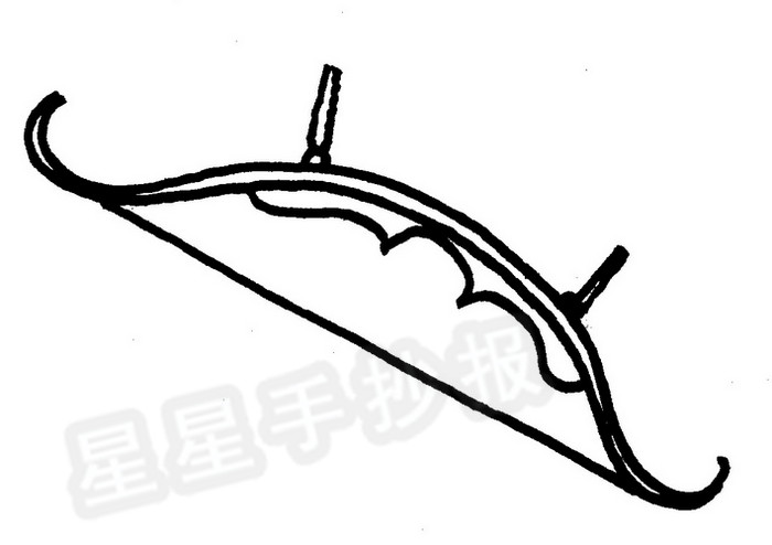 弓简笔画