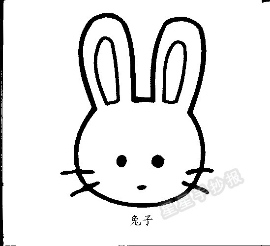 兔子简笔画简单画法