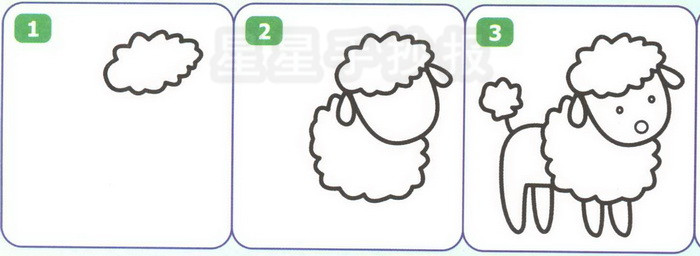 狗简笔画简单画法