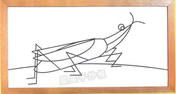 蝗虫简笔画