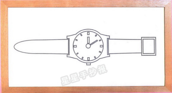 手表简笔画简单画法