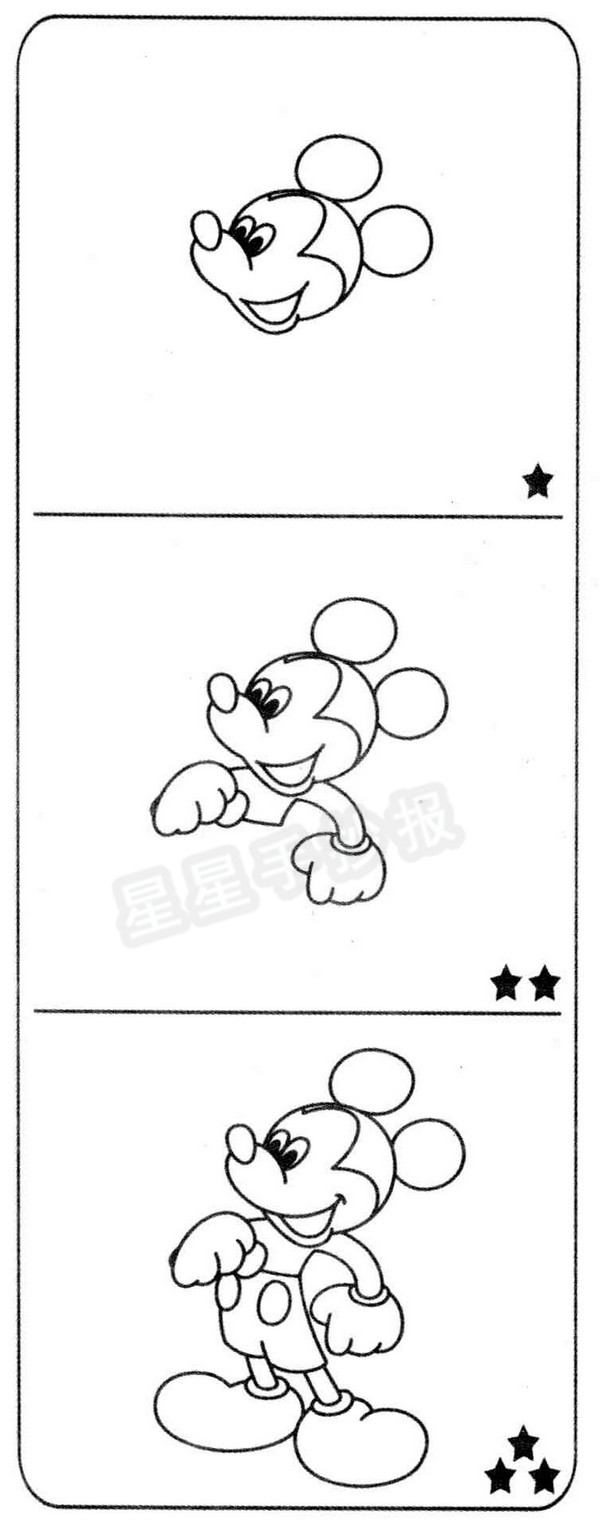 米奇简笔画