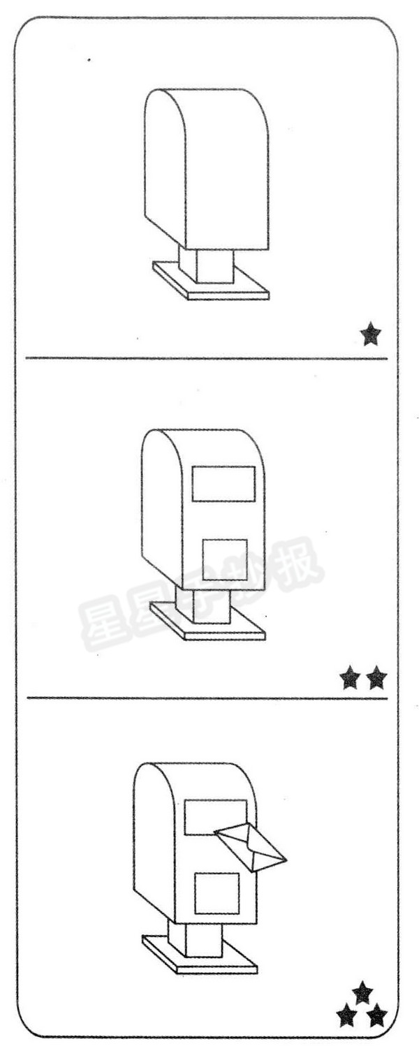 邮筒简笔画怎么画