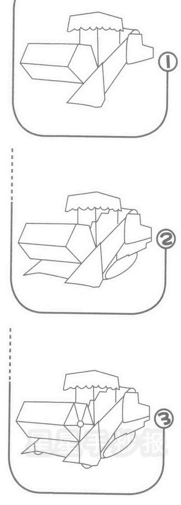 收割机简笔画