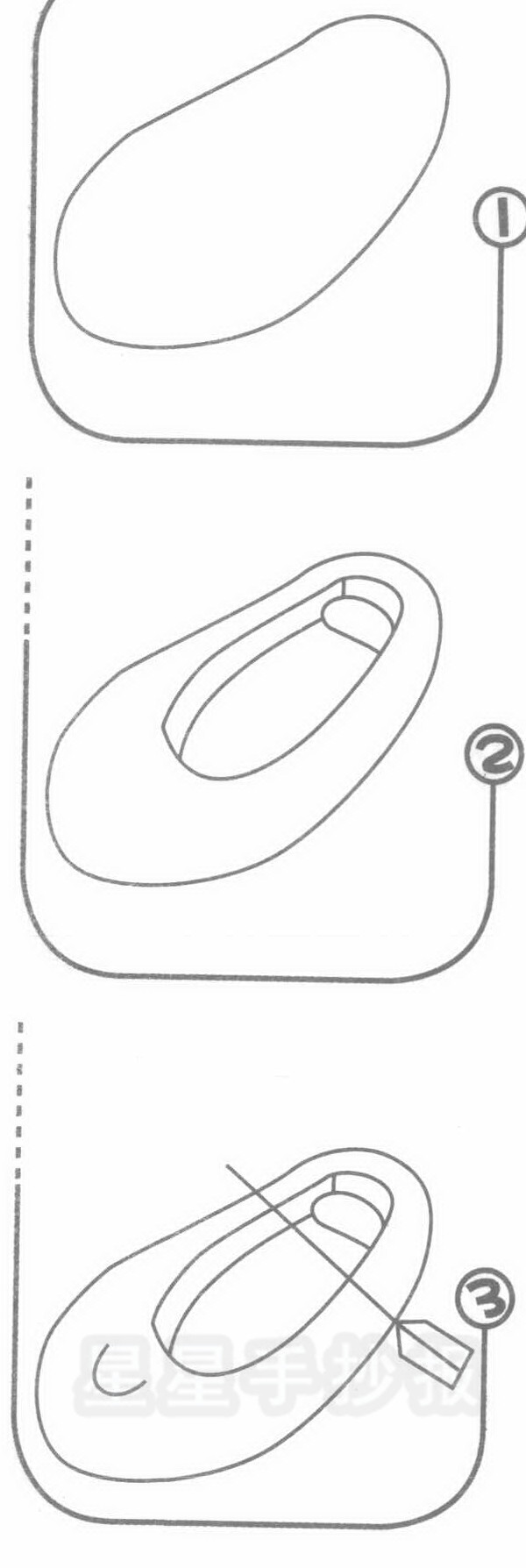 橡皮船简笔画