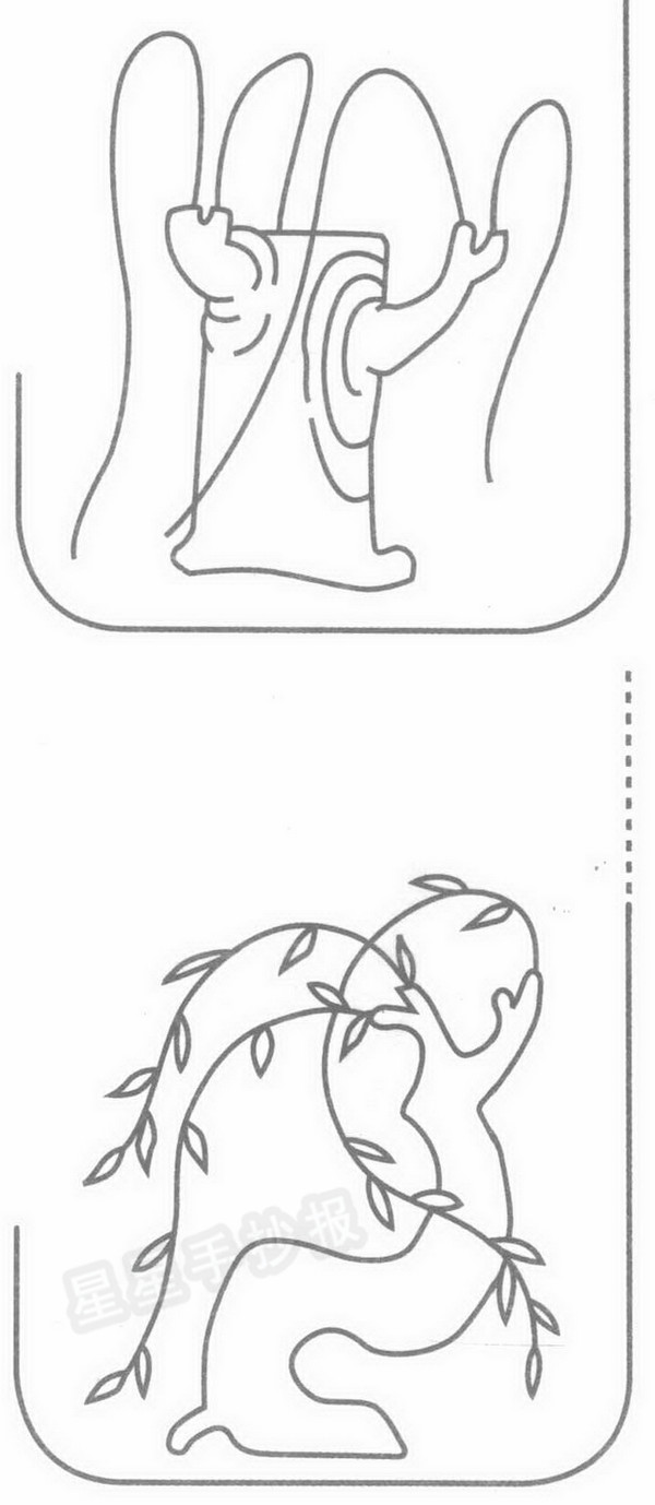 柳树简笔画图片教程