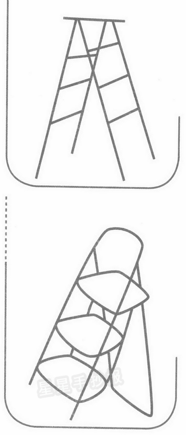 梯子简笔画