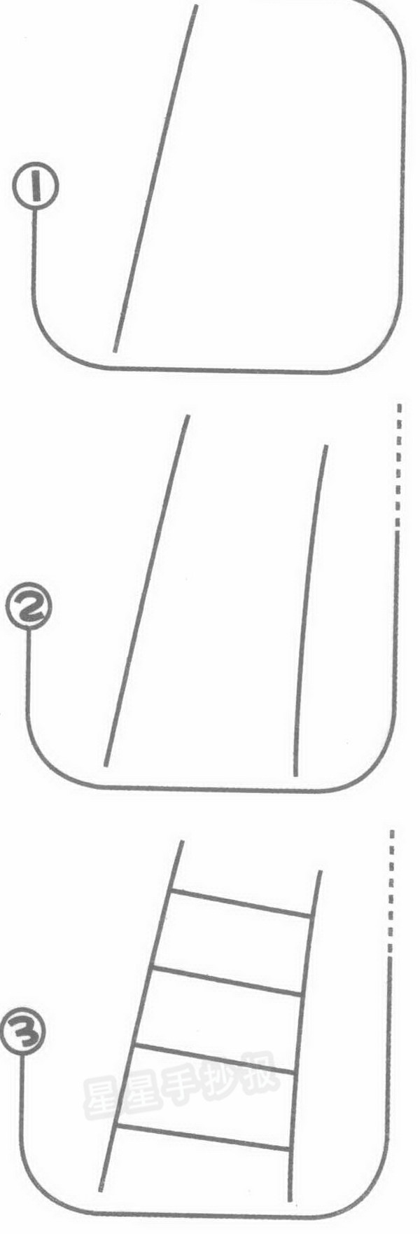 梯子简笔画
