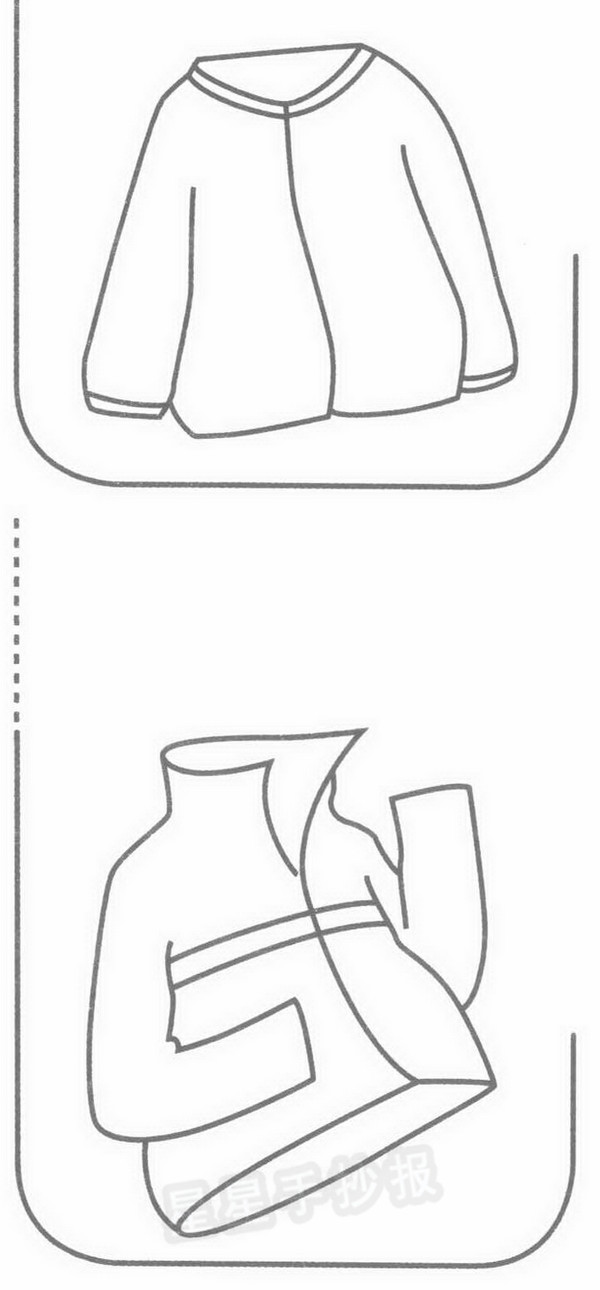 外套简笔画