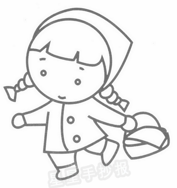 星星报 简笔画 人物简笔画 >> 正文内容   小红帽的故事资料
