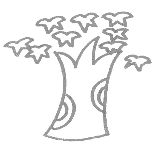 枫树简笔画