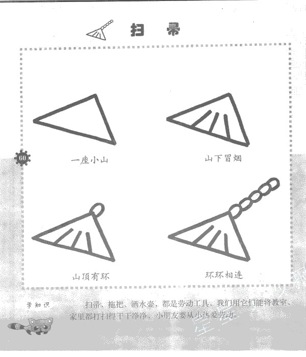 星星报 简笔画 日常用品简笔画 正文内容关于扫帚的资料