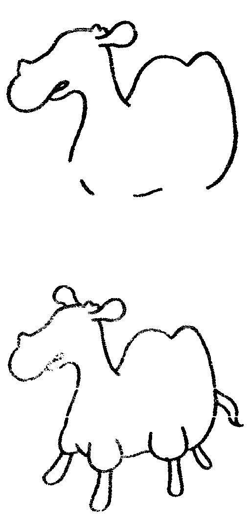 骆驼简笔画图片大全