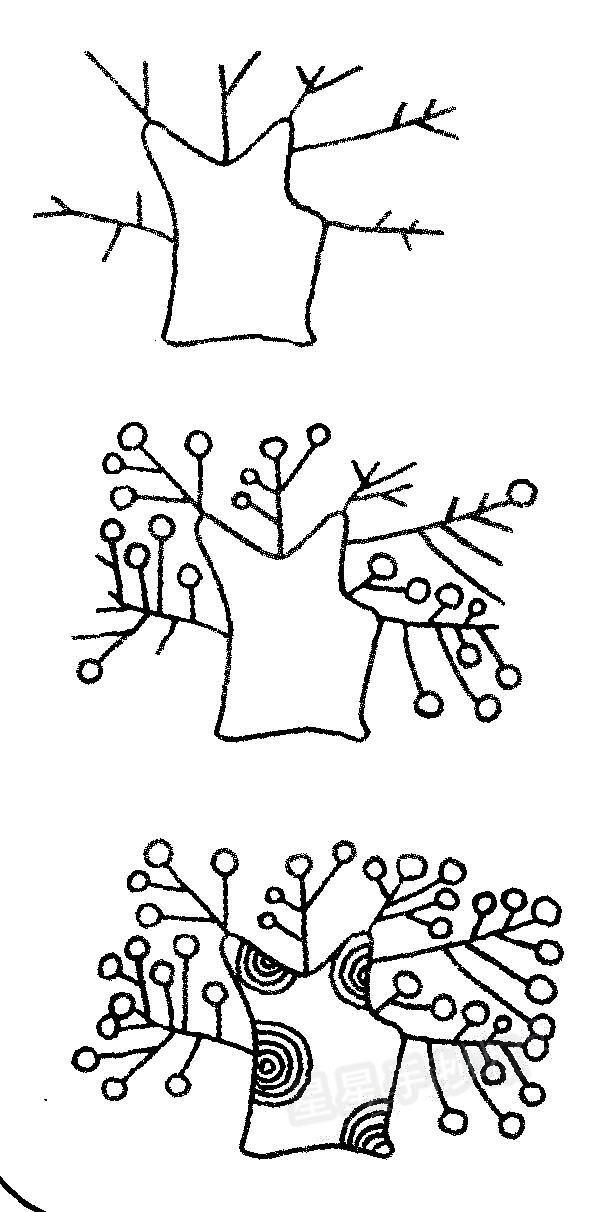 梧桐树简笔画怎么画