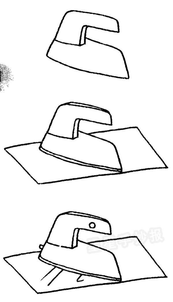 熨斗简笔画简单画法