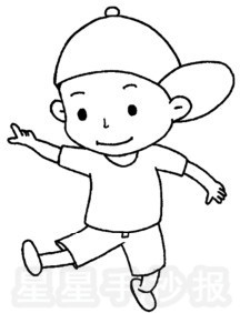 男孩简笔画图片教程