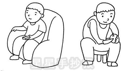 爸爸简笔画图片步骤教程