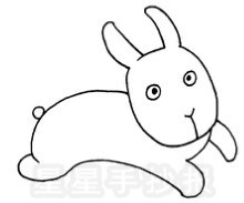 简单的兔子简笔画
