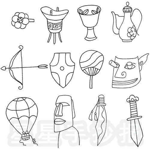 生活小图简笔画
