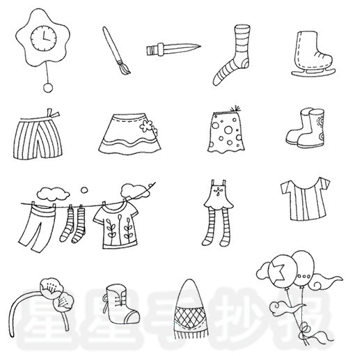 生活小图简笔画