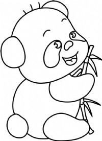 熊猫简笔画怎么画（二）