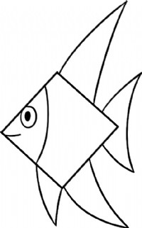 简单的热带鱼简笔画