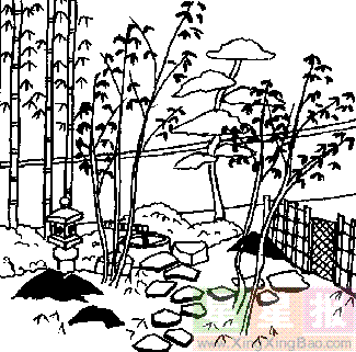 树林简笔画