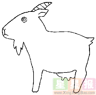 小羊怎么画