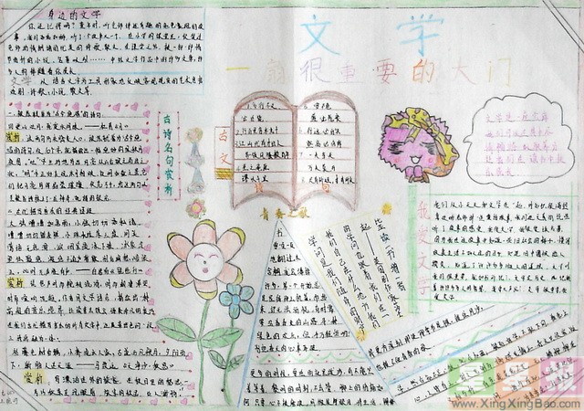关于文学手抄报资料