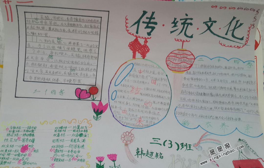 传统文化手抄报图片大全
