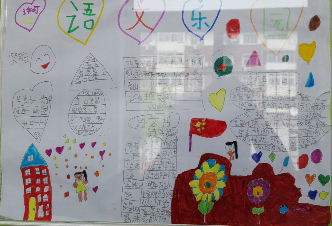 语文乐园手抄报图片