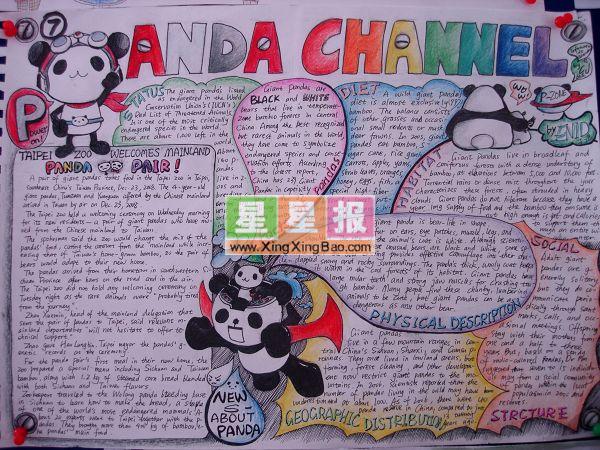 高中英语手抄报_Panda Channel